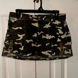 Camo mini skirt from American Eagle
